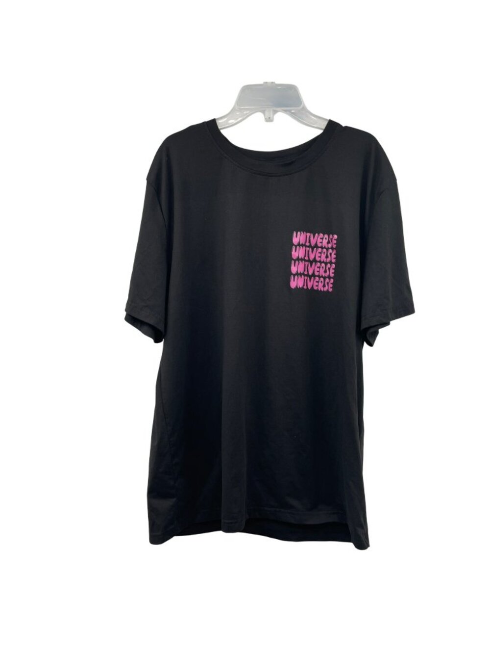 ROMWE Womens Universe Graphic T-Shirt Black/Multi Size Large